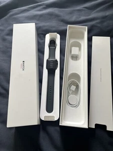 Apple Watch Series 3 42mm Black Sport Band - Space Gray (Cellular) - MTGT2LL/A - Picture 1 of 3