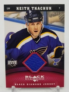 2006-07 Upper Deck Black Diamond KEITH TKACHUK Jersey Ruby /100 St Louis Blues