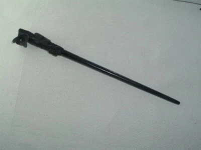VINTAGE BLACK FLOWER LUCITE HAIR STICK UP DO HAIR ACCESSORY - Image 1 of 2