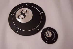  Juego de cubiertas de puntos derby de doble leva para Harley Davidson 8 bolas - Imagen 1 de 1