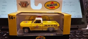 M2 MASCHINEN 1980 CHEVROLET SILVERADO PENNZOIL QUADRATISCHER KÖRPER NEU **ANGEBOTE - Bild 1 von 8