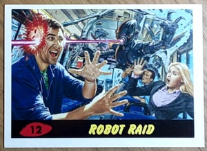 2015 Mars Attacks Occupation Heritage Card 12 ROBOT RAID. New Top Loader. - Picture 1 of 3