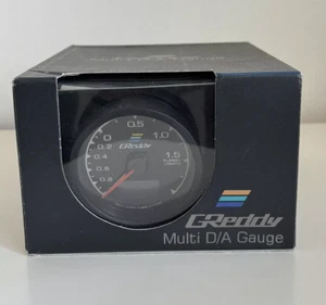 GReddy Style Turbo Boost Pressure Gauge Pod 62mm 2.5" 7 Colour LED Universal UK - Picture 1 of 3