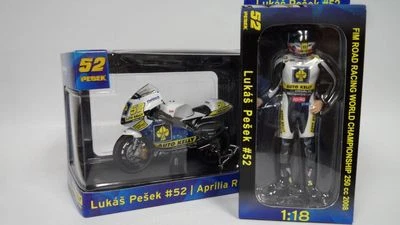 Abrex Aprilia RSW LE ( FIM RRW Championship 2008 ) + Figure Likas Pesek  1:18 - Image 1 of 4