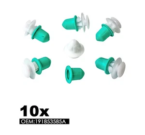 10 Pcaks Door Trim Strips Mounting Moulding clips 191853585A Fit VW Golf Passat - Picture 1 of 1