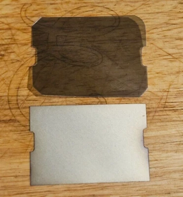 5 Laser Cut POLARIZER + 5 REFLECTOR Set NINTENDO GAME WATCH Part Repair - Image 1 of 4