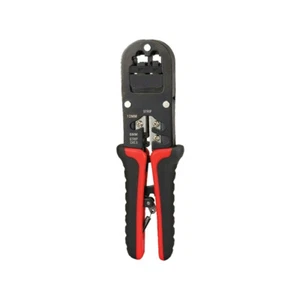 All in One Ratcheting Modular Crimper Wire Stripper Cutter for RJ45 CAT5e CAT6 - Picture 1 of 1