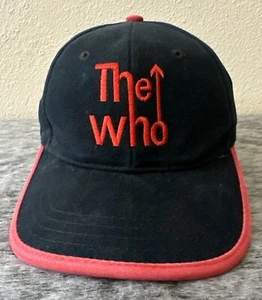 Vintage The Who Tour Hat Black Red - Picture 1 of 8