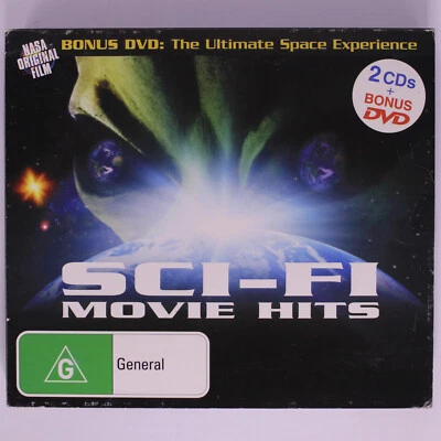 SCI-FI MOVIE HITS - 2 CDS + BONUS DVD  - CD  NASA ORIGINAL FILM - Image 1 of 2