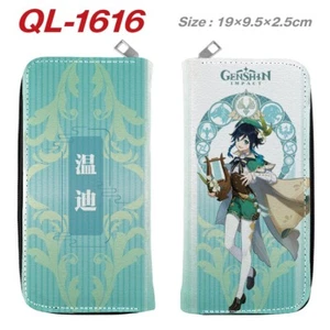 Genshin Impact Game Cosplay PU Geldbörse Geldbeutel Wallet 19x9.5x2.5cm - Bild 1 von 3