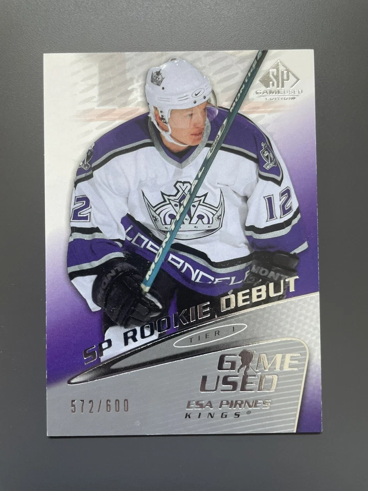 2003-04 SP Game Used Edition Debut /600 Esa Pirnes #62 Rookie RC - Image 1 of 2