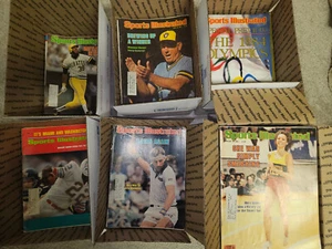 ๐(205+) Sports Illustrated Magazine lot 1970's & 1980's) Vintage VG - Picture 1 of 10