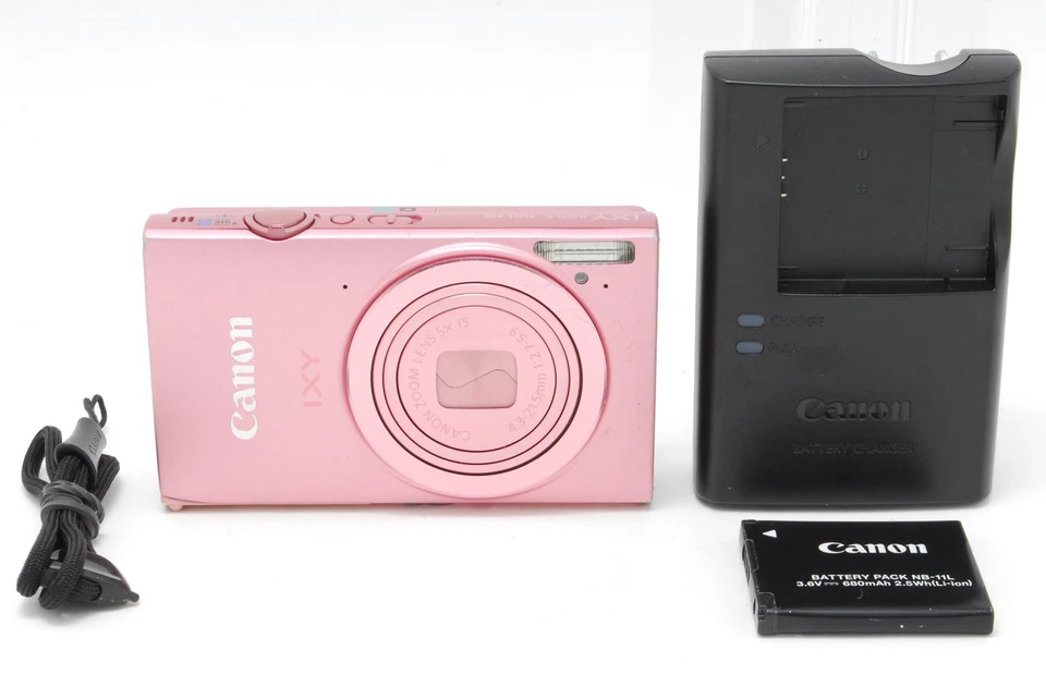 [EXC+5] Canon IXY 420F powershot PINK 16.1MP Digital Camera From JAPAN - Image 1 of 4