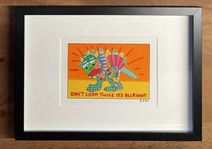 James RIZZI: original Siebdruck "DON'T LOOK TWICE IT'S ALLRIGHT, KRAZY KRITTERS - Picture 1 of 5