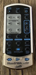 SHARPER IMAGE ZIP CONNECT SOLO GT907 CD STEREO REMOTE CONTROL GT907 TESTED - Picture 1 of 1