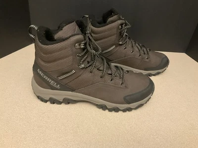New! Mens Merrell Thermo Akita Mid Insulated Waterproof Boots in Espresso. 9M. - Image 1 of 4