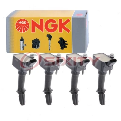 4 pc NGK Ignition Coils for 2016-2018 Chevrolet Malibu 1.5L L4 Spark Plug xi - Image 1 of 4