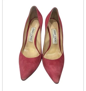Authentic Jimmy Choo Heels Classic Pointed-Toe Pumps-Preowned EU Sz 36 1/2 - Picture 1 of 6
