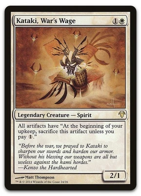 Kataki, War's Wage #24 (LP) Magic Modern Event Deck MD1 Magic MTG - Image 1 of 2