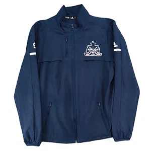 Adidas Usa Windbreaker Sweatshirt Men Large Jacket Running Hiking Walking, Blue - Picture 1 of 8