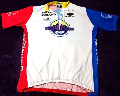 Womens Cycling Jersey Tennessee State Flag 2XL Chattanooga Subaru Short Sleeve - Image 1 of 4