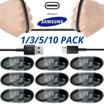 Cable de carga rápida de 4 pies USB tipo C para teléfono Samsung Galaxy Android Foto 1 de 4