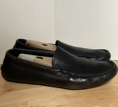 Prada Black Leather Driving Loafers Gommini Made in Italy Men’s US 9 - Image 1 of 4