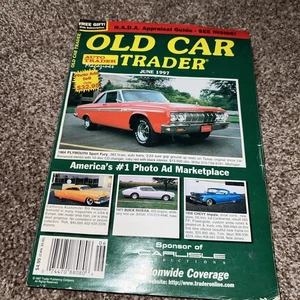 Auto Trader Old Car Book June 1988 88 Magazine VTG Antique Car Value Advertising - Picture 1 of 7