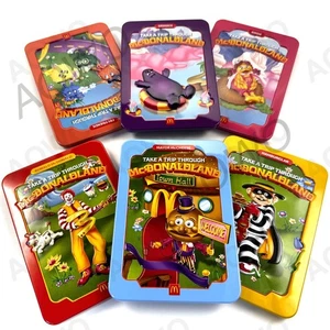 6 PIEZAS (juego completo) 2025 Mc Donald's The McDonaldLand Adult Happy Meal latas completas - Imagen 1 de 18