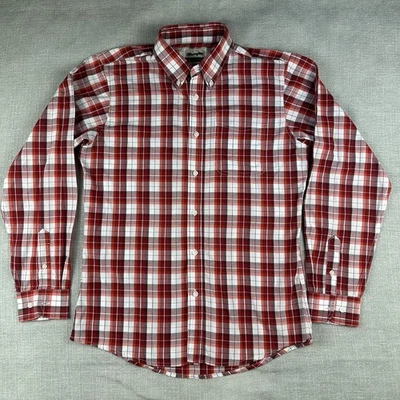 Camisa Wrangler Riata Niños XL Roja Cuadros Abotonada Manga Larga Rodeo Vaquero Rancho Foto 1 de 4