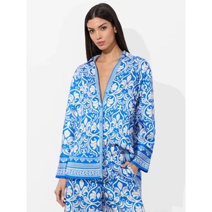 ALICE + OLIVIA Kiva Oversized Pyjama Hemd mit Knopfleiste Größe L - Bild 1 von 10