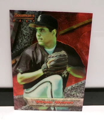 94 Bowman's Best - Refractor rojo Wilson Álvarez #26 ~ Como nuevo Foto 1 de 2