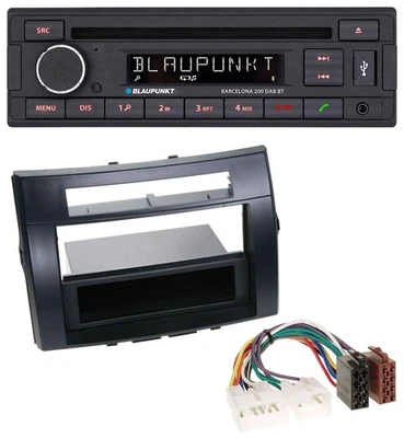 Blaupunkt USB DAB CD Bluetooth MP3 Autoradio für Toyota Corolla Verso 04-09 schw - Bild 1 von 4