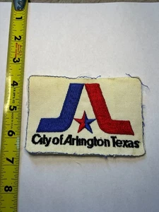 Parche vintage de la ciudad de Arlington Texas - logotipo municipal bordado - Imagen 1 de 2