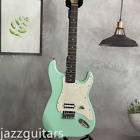 Custom Shop Tom Delonge ST guitare électrique surf vert corps solide matériel chrome