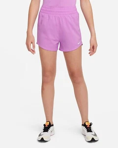 NWT Nike Kids Girl's Running Shorts Light Purple DX4967 MSRP $32 Size L - Picture 1 of 1
