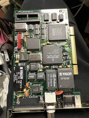 Adaptec ANA-6911/UC 10/100 fast ethernet card 110402-0405 BNC 15-pin RJ-45 Coax - Image 1 of 4