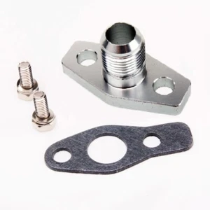 Kit de brida de retorno de aceite TRITDT turbo 8AN M6 38 mm para Garrett GT15 GT17 GT20 - Imagen 1 de 2