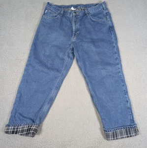 Carhartt Jeans Herren 38x29 (gemessen) Flanell gefüttert Relaxed Fit blau Workwear - Bild 1 von 6