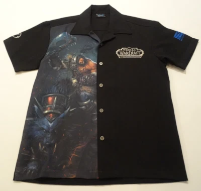 NUEVA Camisa Blizzard EMPLEADO World Of Warcraft Burning WARLORDS TALLA S PARA HOMBRES RARA Foto 1 de 4