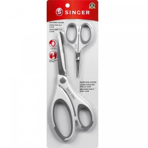 Singer 2 Piece Fabric and Craft Scissor Set - Picture 1 of 1