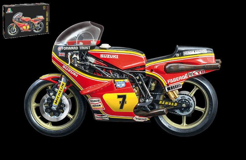 Modellauto Motorrad Italeri SUZUKI RG 500 XR27 SHEENE Model Kit Bausatz 1:9 - Bild 1 von 1
