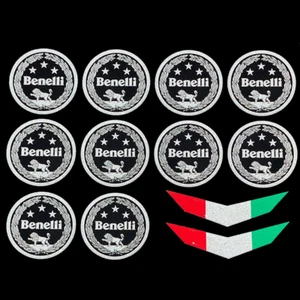 Motorrad Aufkleber Logo Badge Decal für Benelli schwarz-weiß - Bild 1 von 1