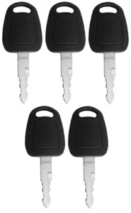 (5) Keys For Doosan, Daewoo, Terex, Bobcat E80 F900 Excavator # K1009605, D100 - Picture 1 of 2