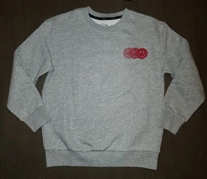 NEW KIDS ART CLASS GRAY SMILEY FACE CREWNECK SWEATSHIRT SIZE M 8 - Picture 1 of 3