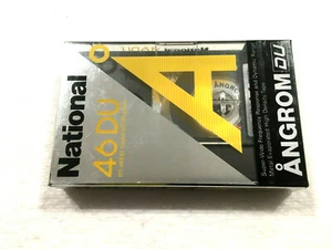 NATIONAL 46 DU Angrom Audio Cassette Cinta en Blanco Sellada Hecho en Japón Tipo II - Imagen 1 de 2