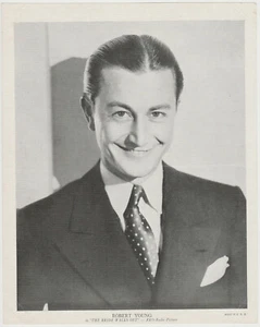 Robert Young 1936 R95 8x10 Linen Textured Printed Photo - Vintage Premium - Picture 1 of 2