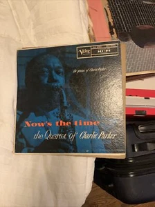 THE QUARTET OF CHARLIE PARKER-NOW’S THE TIME VINYL FIRST PRESSING MONO VERVE - Picture 1 of 16