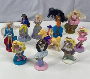 Barbie Mini Figures 10 Lot Vintage 1990s Happy Meal Mcdonalds Mattel Toy - Picture 1 of 20