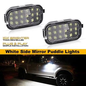 LED Side Mirror Puddle Light For Chevy Silverado GMC Yukon Sierra Escalade Tahoe - Imagen 1 de 9